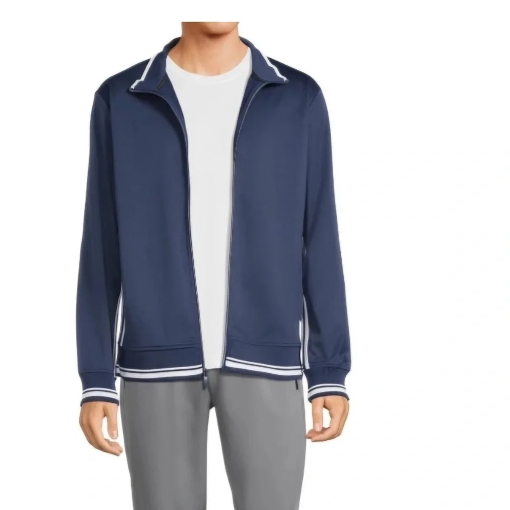 Athletic Works Men's Dark Blue Windbreaker